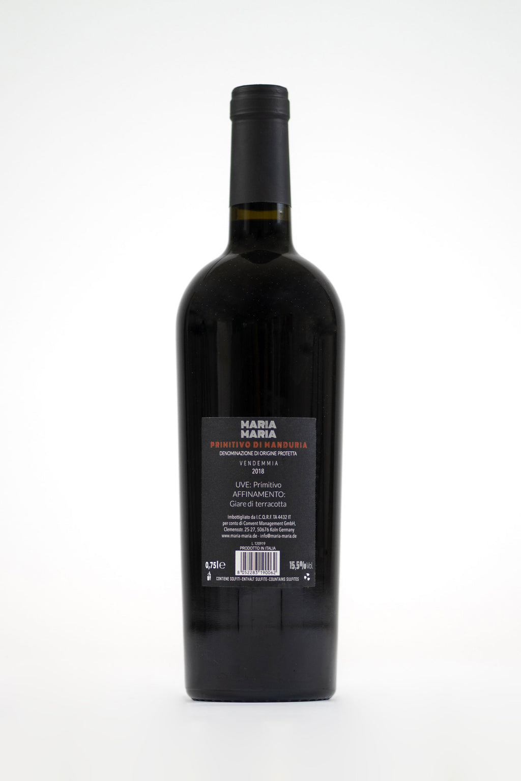 Maria Maria Primitivo di Manduria 15,5 Limited DOP – Exklusive Rarität von monumentaler Intensität
