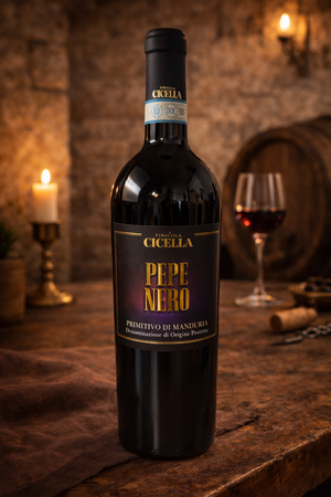Vinicola Cicella Pepe Nero Primitivo di Manduria DOP | 0,7 l | 16 % vol.