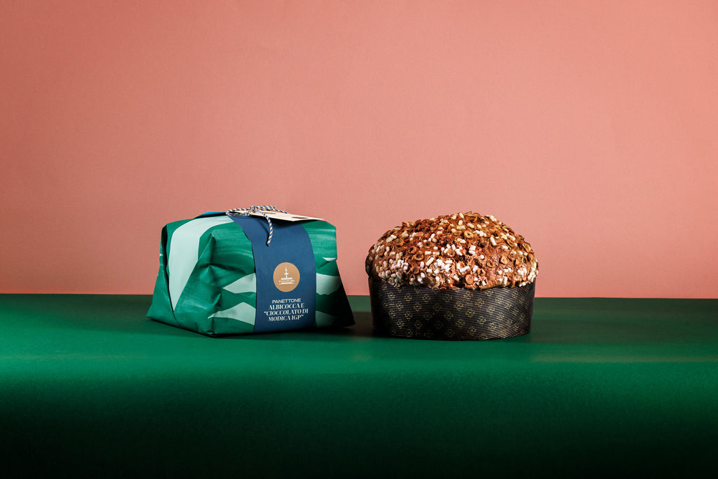 Fiasconaro Panettone mit Aprikose & Modica-Schokolade IGP 1 kg – Produktansicht