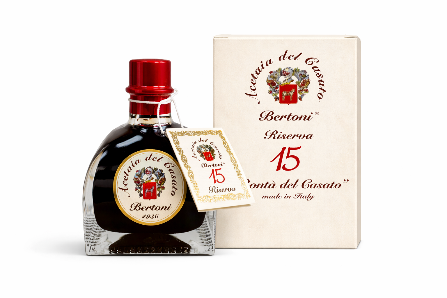 Aceto Balsamico Riserva 15 Bertoni „Bontà del Casato“ – Premium Balsamico 100ml