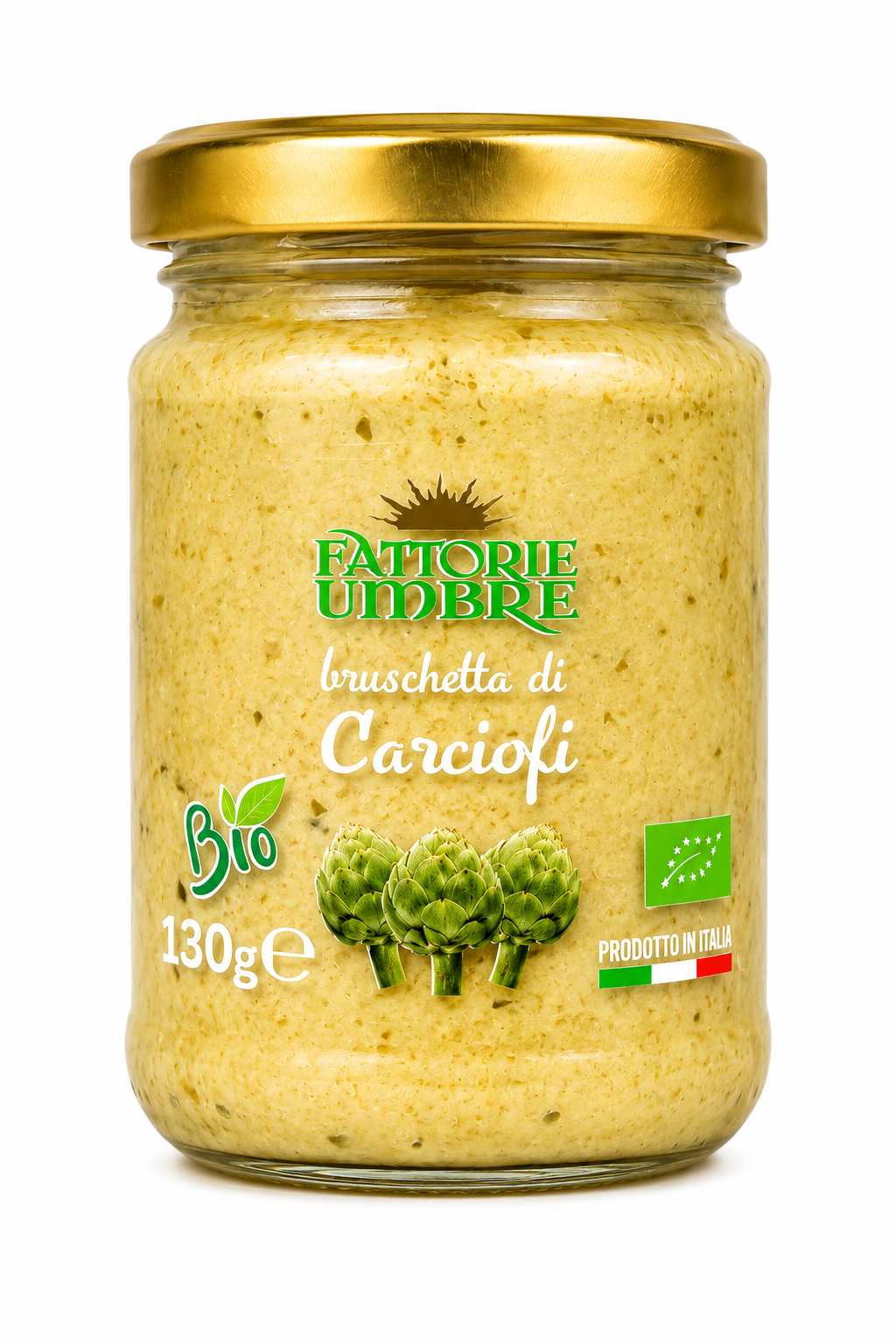 Fattorie Umbre Bruschetta di Carciofi BIO – Bio-Artischockencreme 130 g