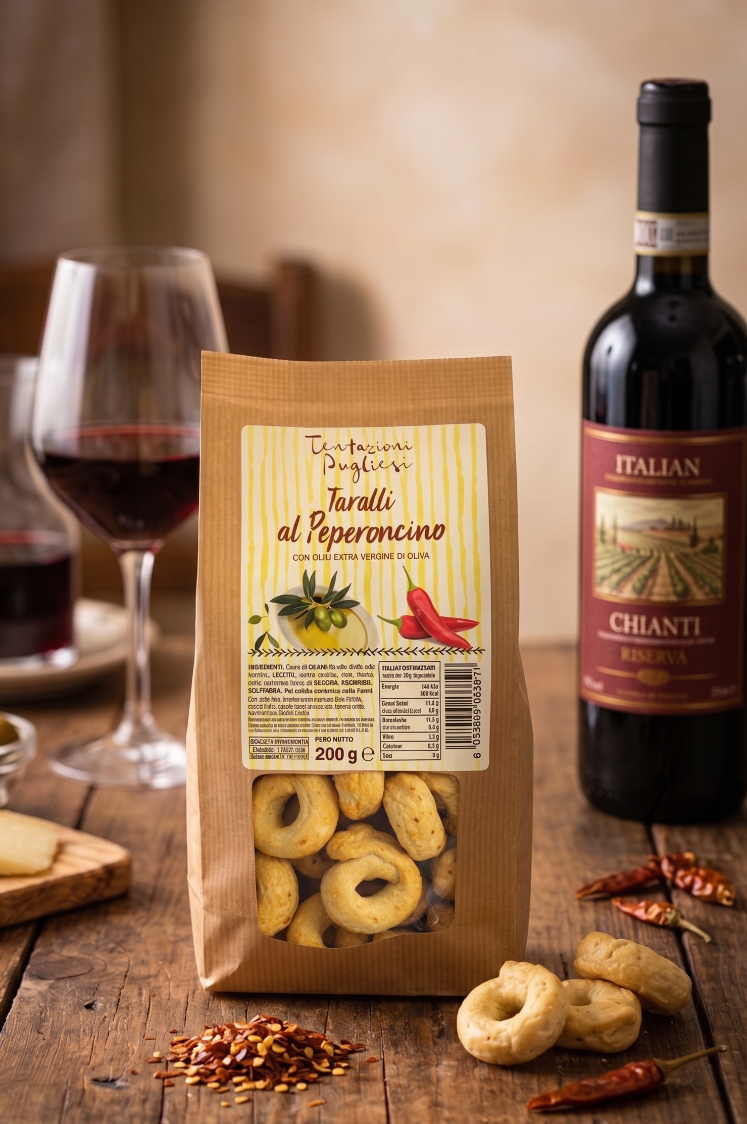 Taralli with Chili Pepper – Apulian Art | 200 g