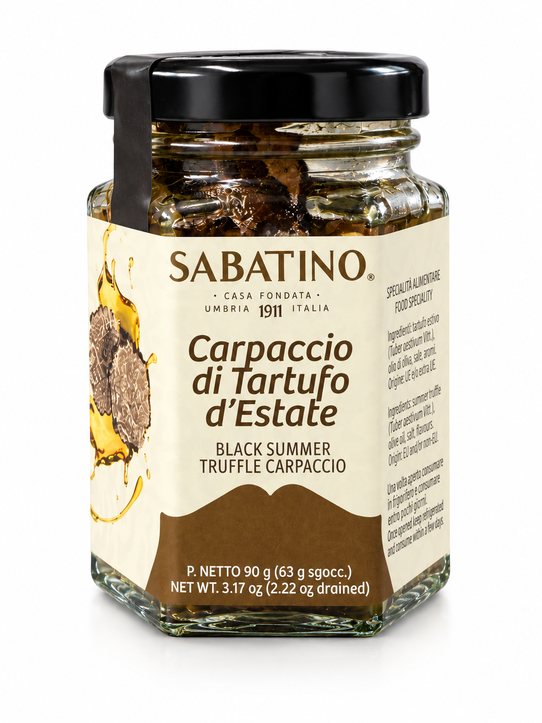 Sabatino Sommertrüffel-Carpaccio 90 g – Carpaccio di Tartufo d'Estate