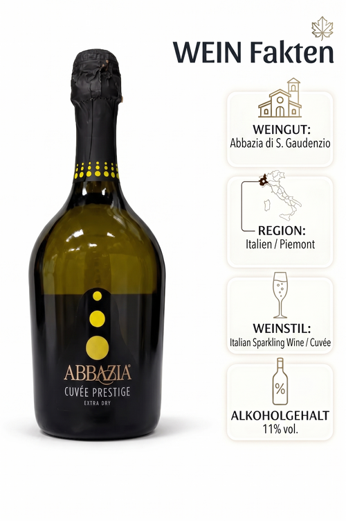 Abbazia Extra Dry Spumante – Produktansicht 2