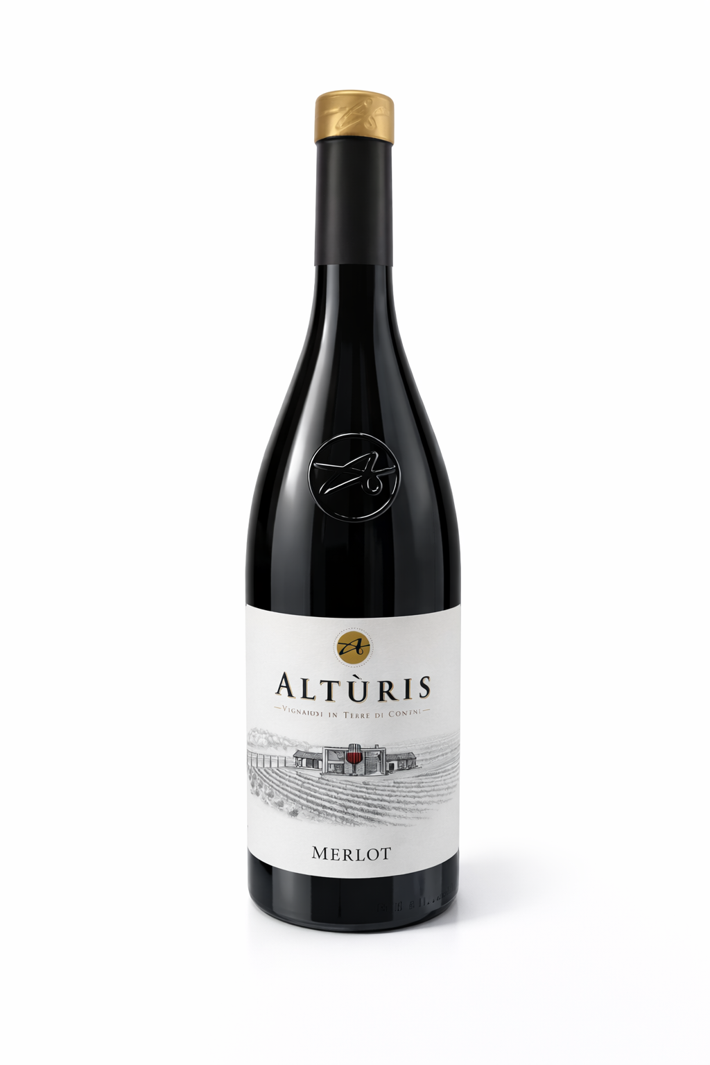 Flasche Altùris Merlot 2024 Venezia Giulia IGP, 750 ml