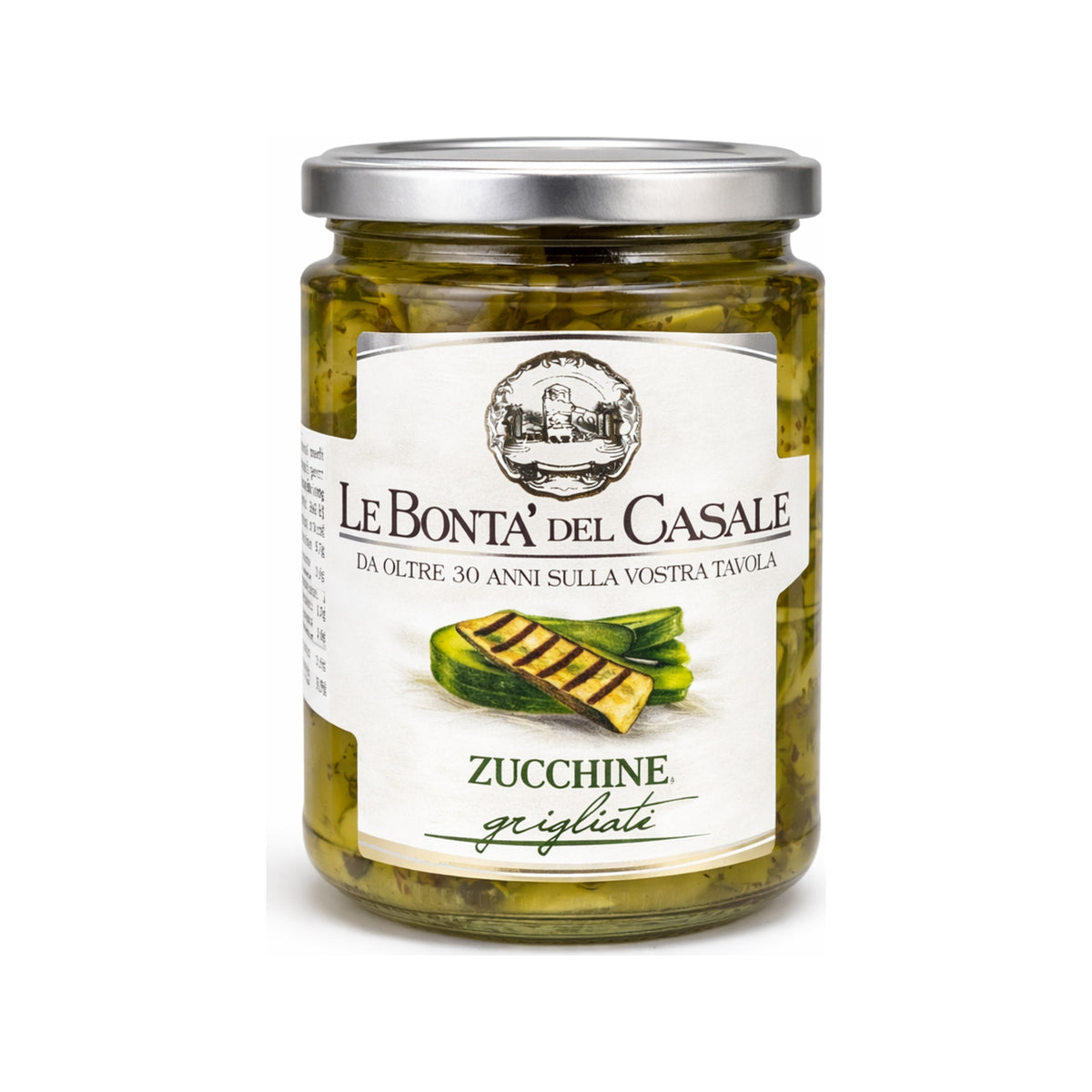 Zucchine grigliate – Italienische gegrillte Zucchini in Öl – einheitliche Produktabbildung