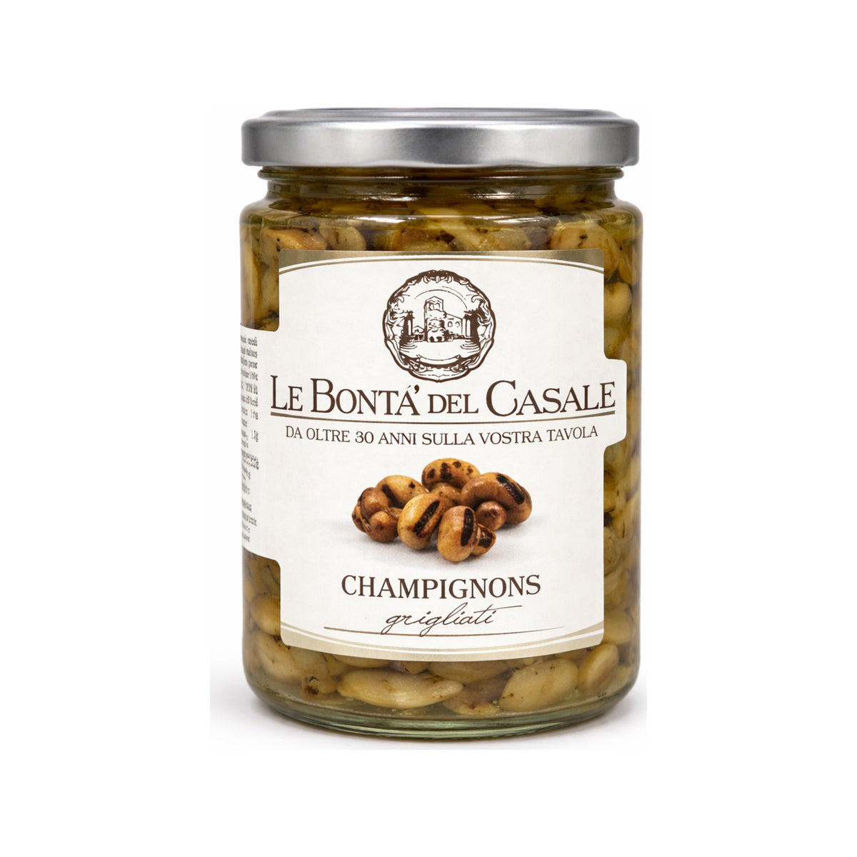 Champignons grigliati – Italienische gegrillte Champignons in Öl – einheitliche Produktabbildung