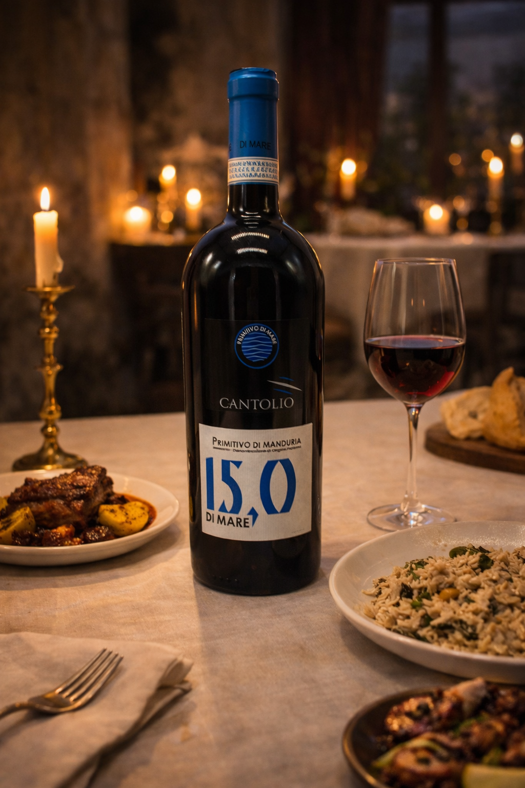 Cantolio Mare 15 Primitivo di Manduria DOC – Produktansicht 2