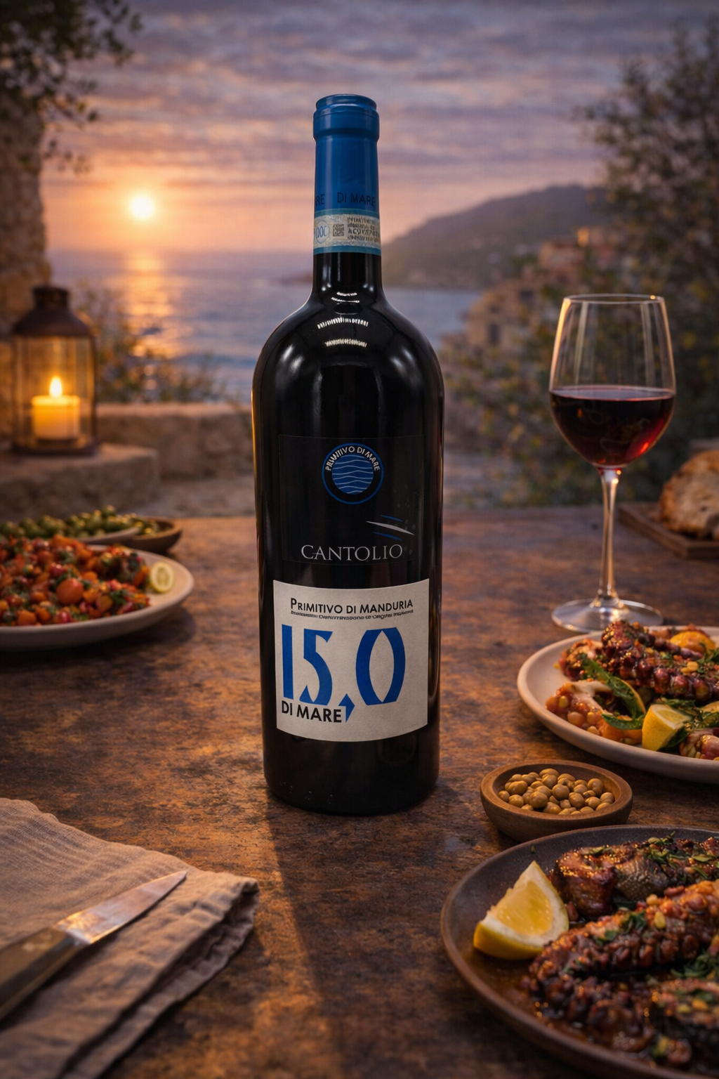 Cantolio Mare 15 Primitivo di Manduria DOC – Produktansicht 3