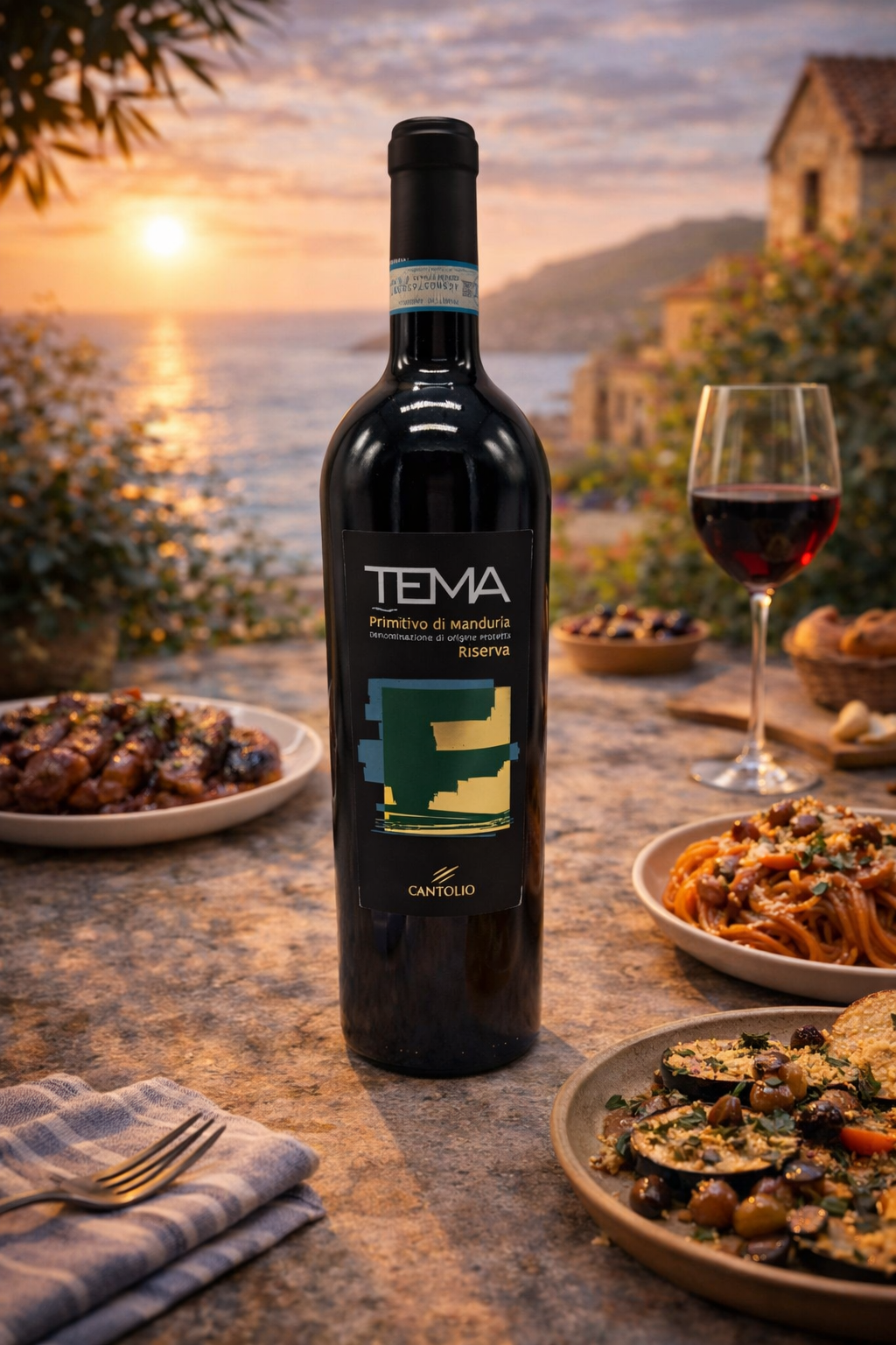 Cantolio TEMA Primitivo di Manduria Riserva – Produktansicht 3