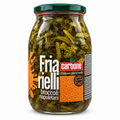 Carbone Friarielli Broccoli Napoletani, 950-g-Glas mit grünem Deckel, vor weißem Hintergrund