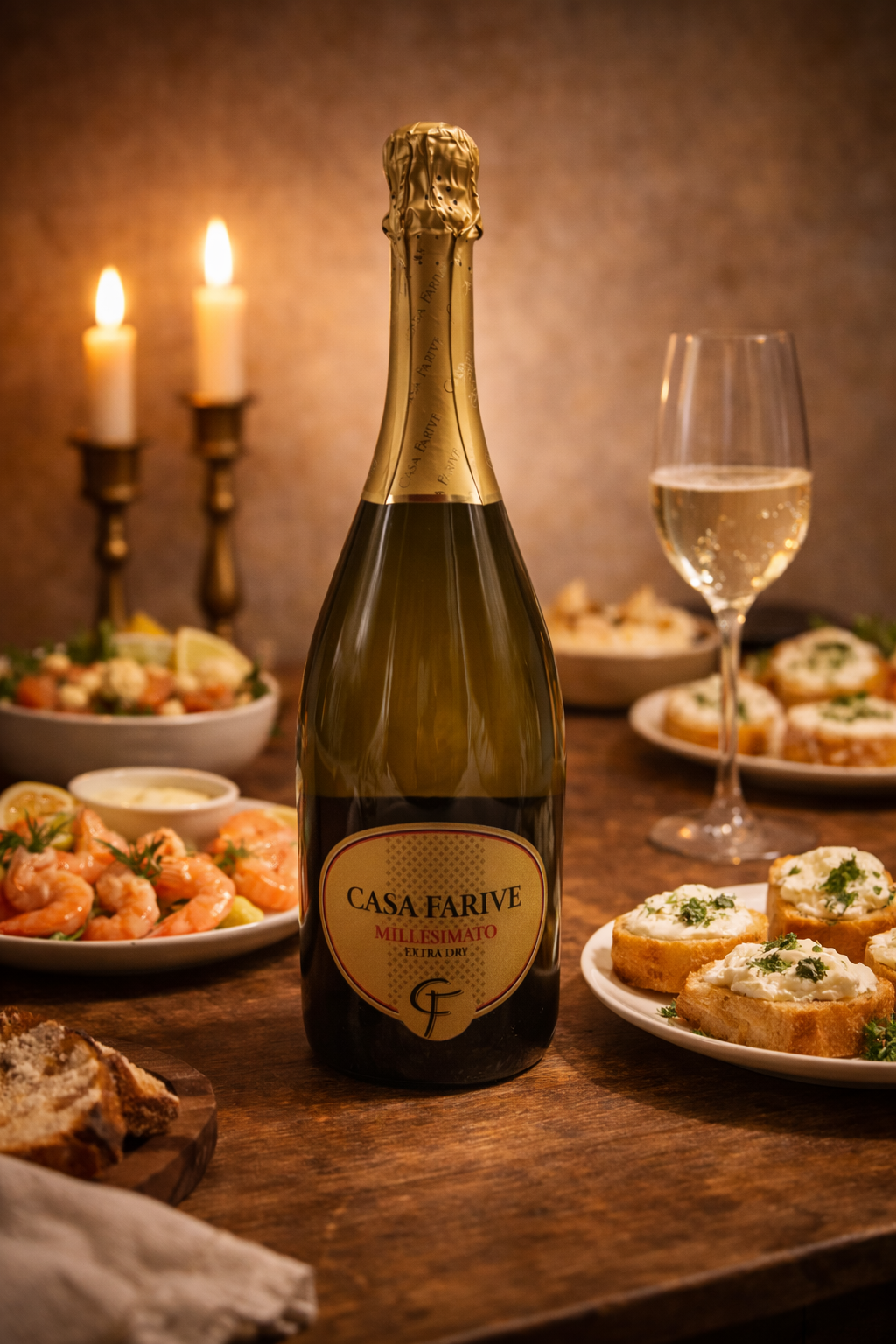Casa Farive Spumante DOC Millesimato Extra Dry – Produktansicht 2
