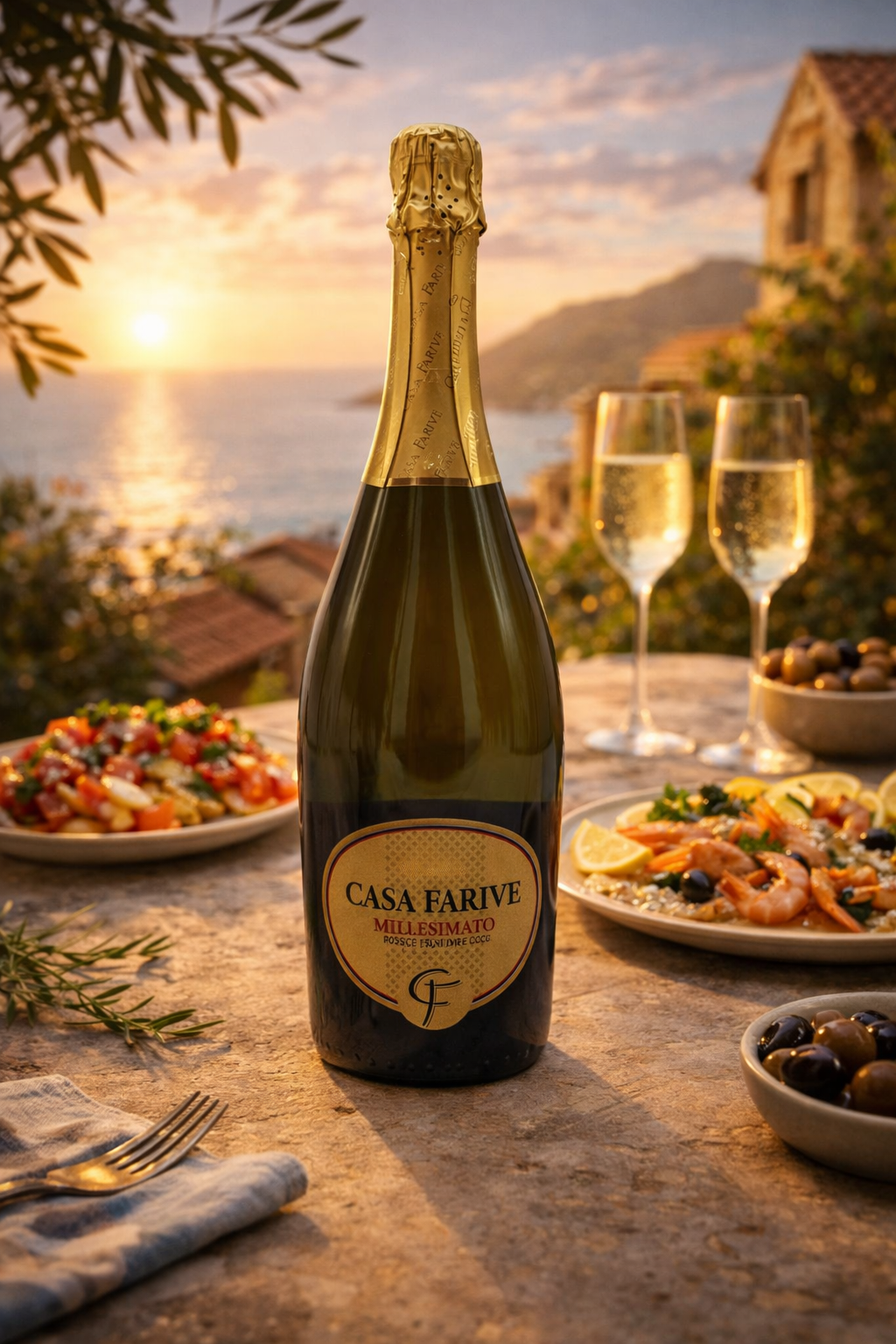 Casa Farive Spumante DOC Millesimato Extra Dry – Produktansicht 3