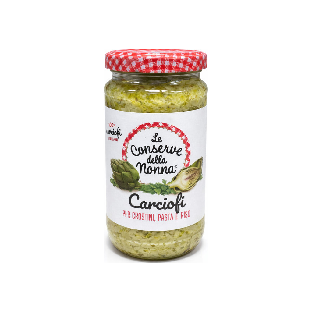 Crema di Carciofi 190 g vor weißem Hintergrund