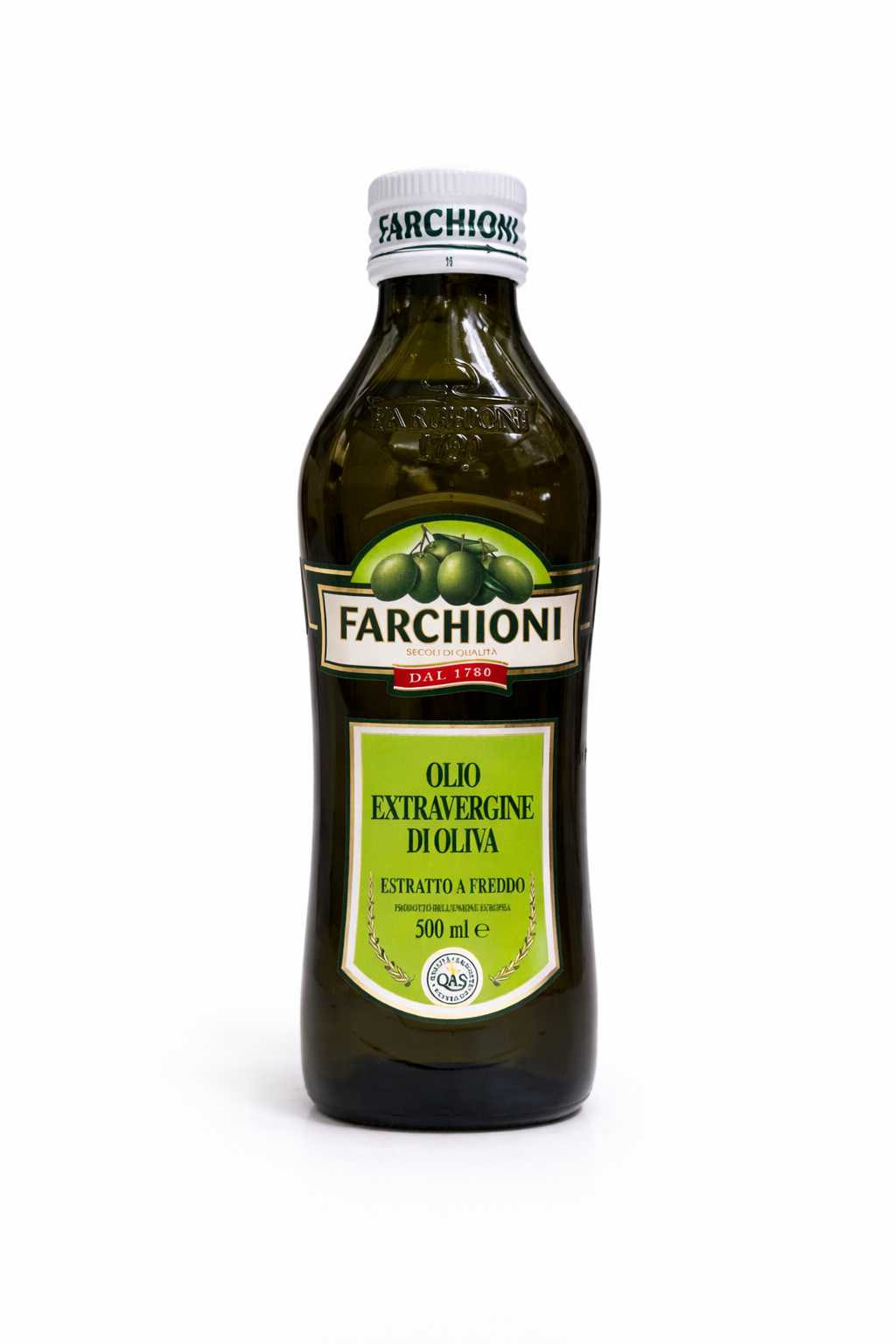 Farchioni Natives Olivenöl Extra 500 ml – Produktansicht 2
