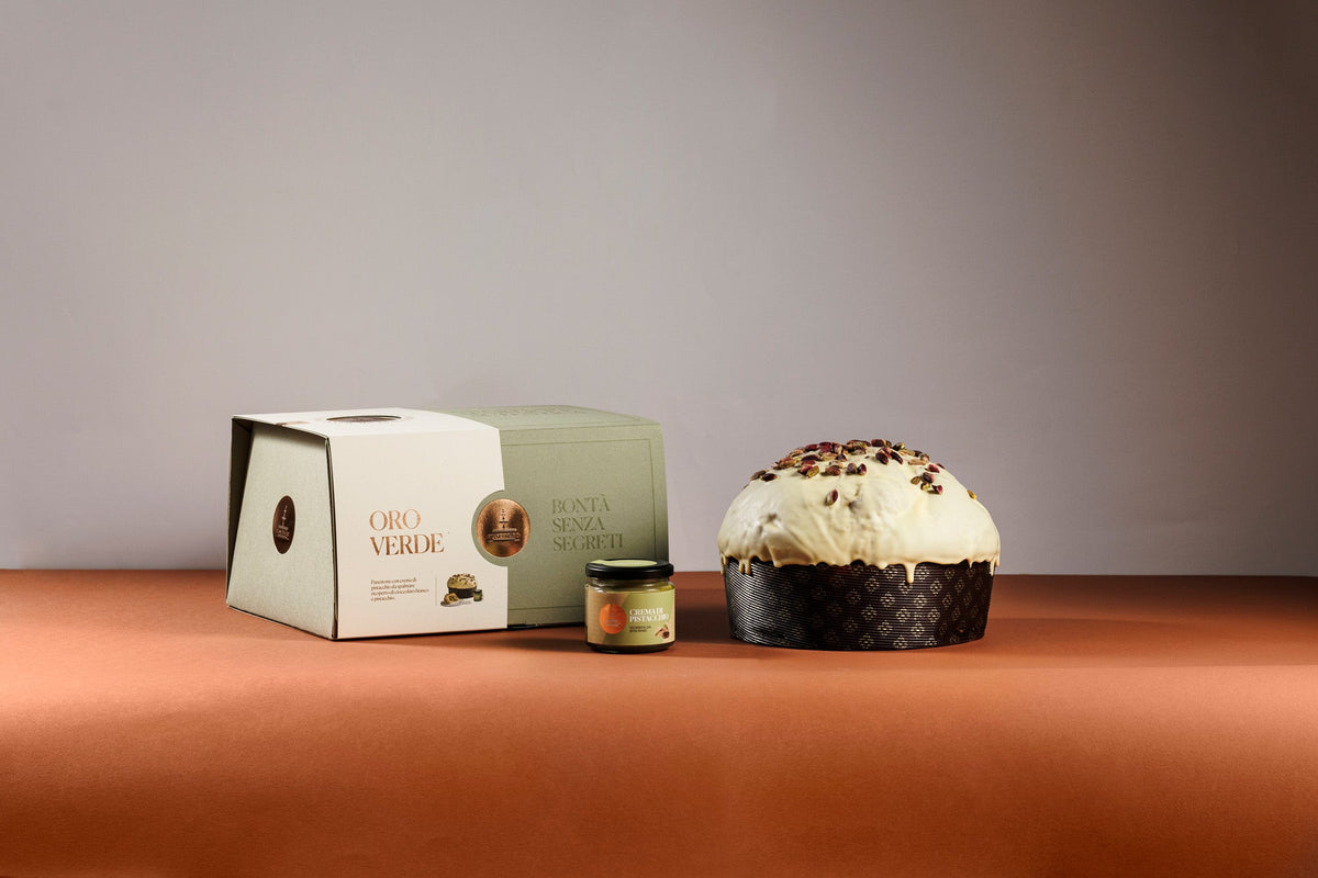 Fiasconaro Oro Verde Panettone 1 kg mit Pistaziencreme