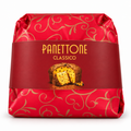 Granducale Panettone Classico 1 kg in roter Geschenkverpackung auf weißem Hintergrund