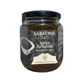 Sabatino Salsa Tartufata schwarze Trüffelsoße 500 g auf weißem Hintergrund