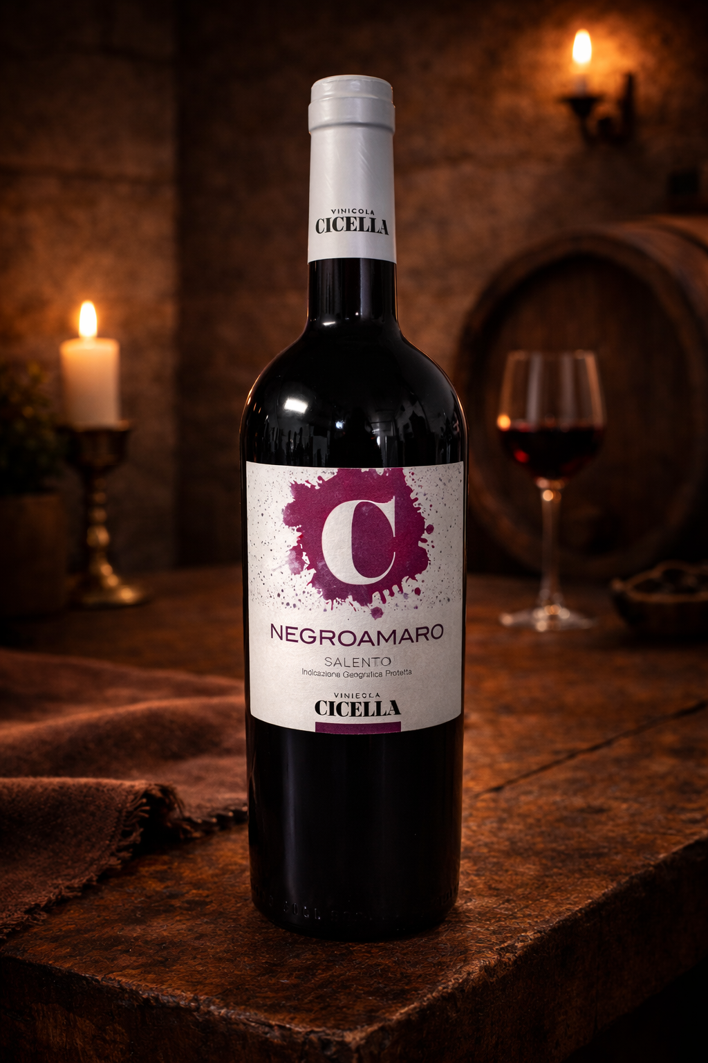 Vinicola Cicella Negroamaro Salento IGP – Produktansicht 2