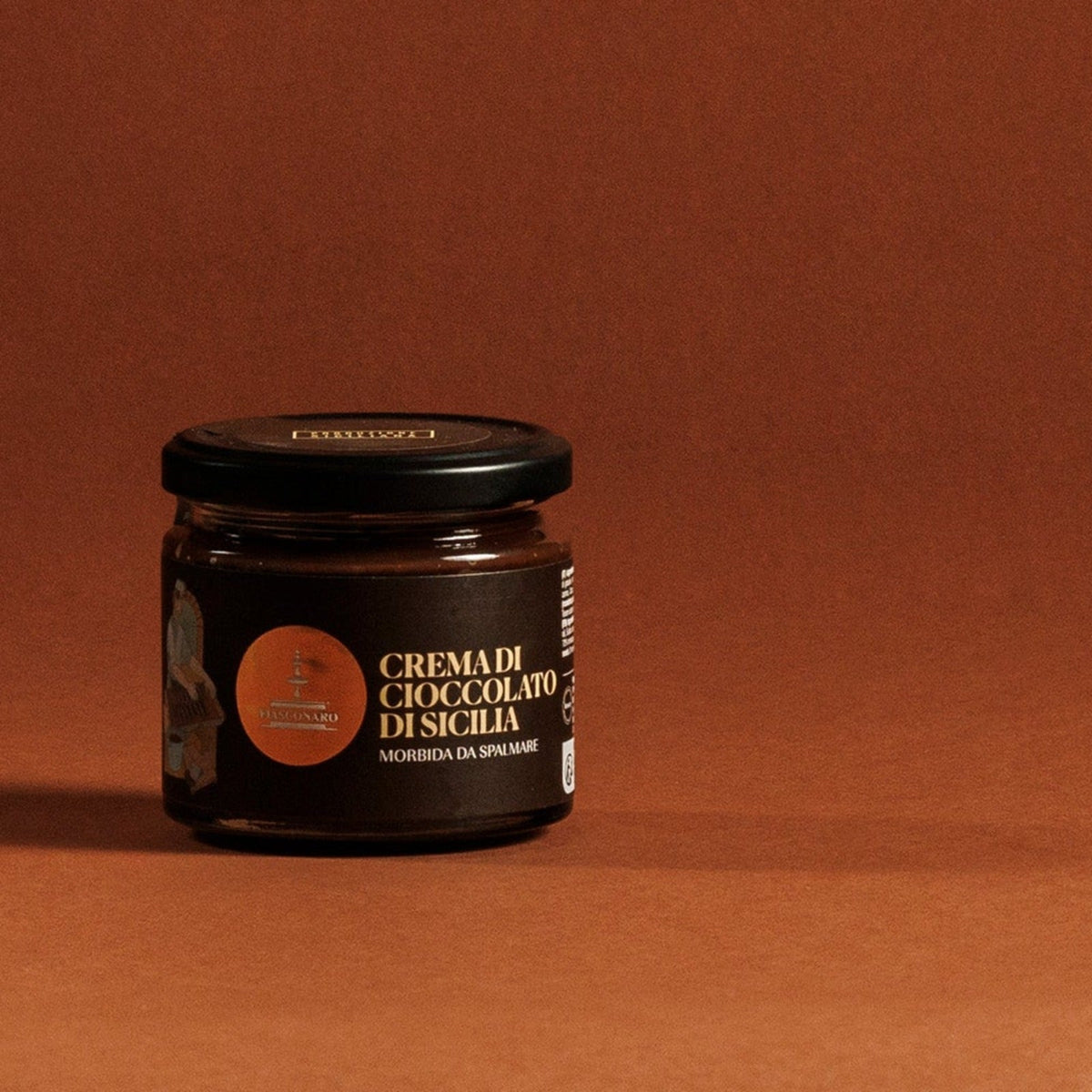 Fiasconaro Crema di Cioccolato – Sizilianische Schokoladencreme 180 g – Produktansicht